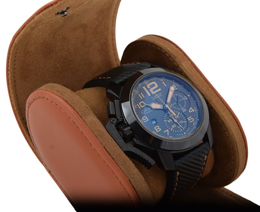 Graham Chronofighter Oversize Black Sahara