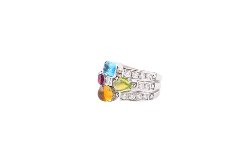 Prsten BVLGARI Allegra White Gold