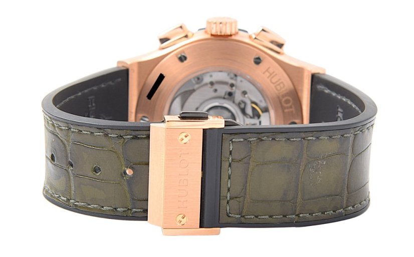 Hublot Classic Fusion Chronograph King Gold Green