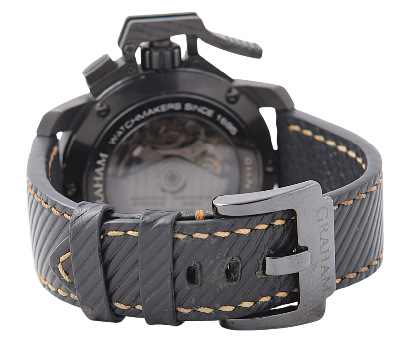 Graham Chronofighter Oversize Black Sahara