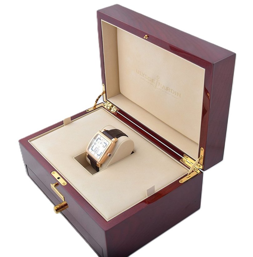 Ulysse Nardin Quadrato Dual Time Rose Gold