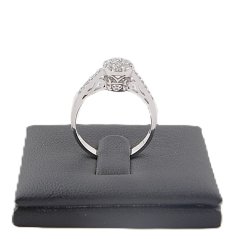 Prsten z bílého zlata 14Kt 2,94 g