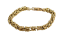 Zlatý náramek ze 14k žlutého zlata Královská vazba