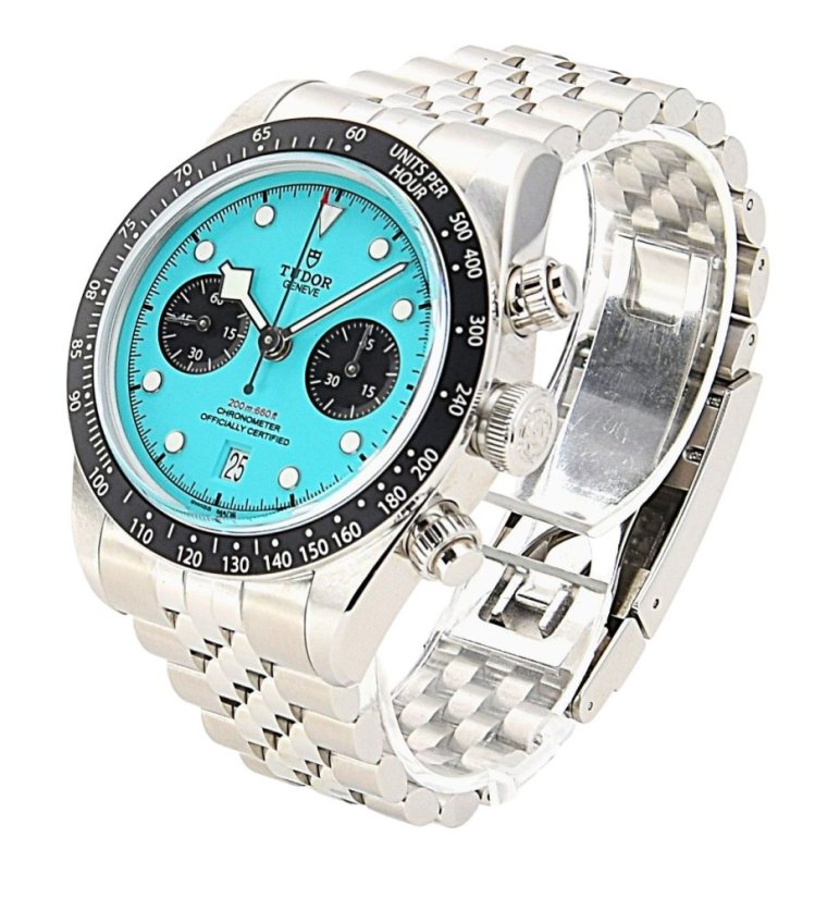 TUDOR Black Bay Chrono Flamingo Blue