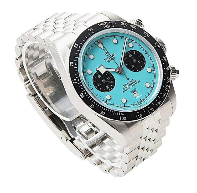 TUDOR Black Bay Chrono Flamingo Blue
