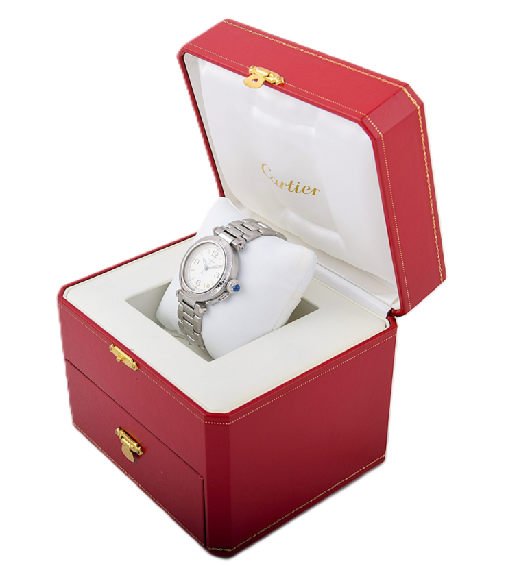 Cartier Pasha C Ocelový tah