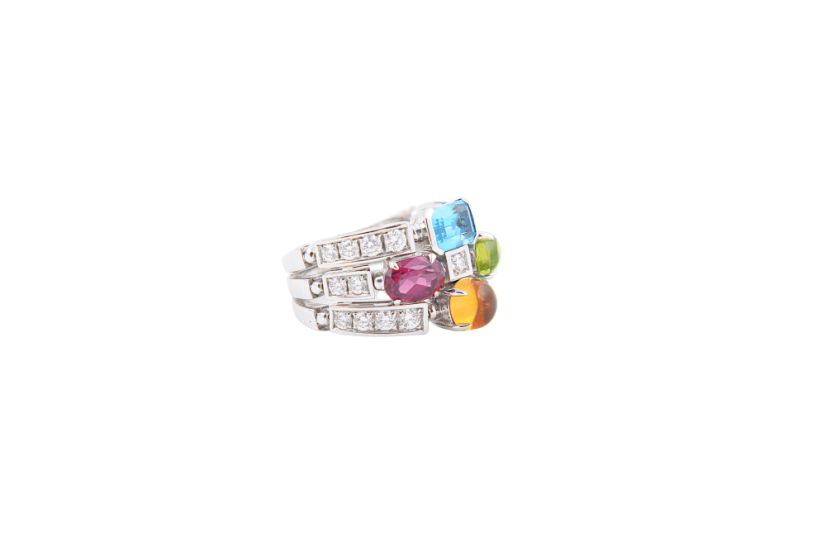 Prsten BVLGARI Allegra White Gold