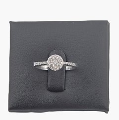 Prsten z bílého zlata 14Kt 2,94 g