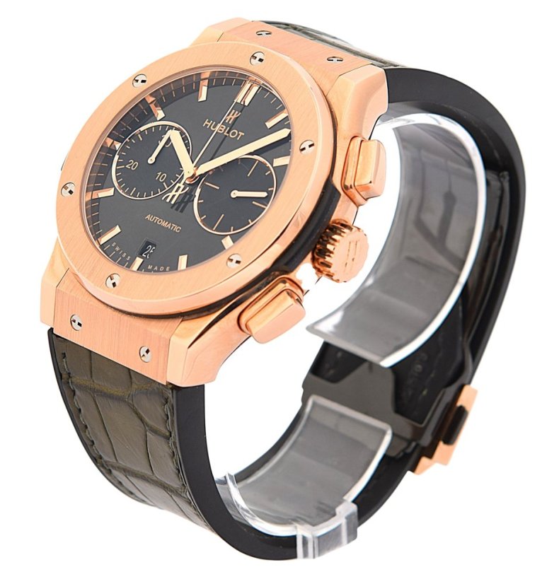 Hublot Classic Fusion Chronograph King Gold Green