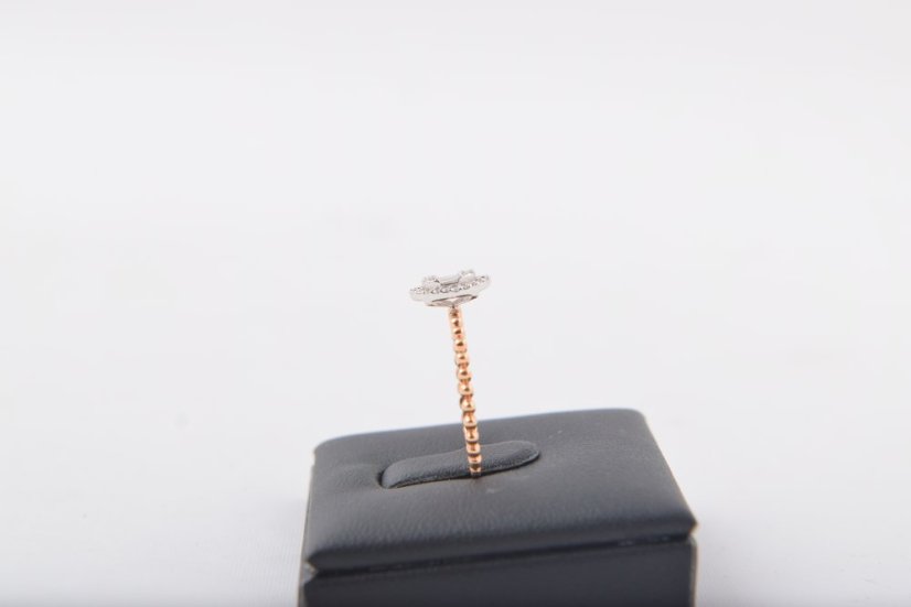 Prsten z růžového zlata 14Kt 1,60 g