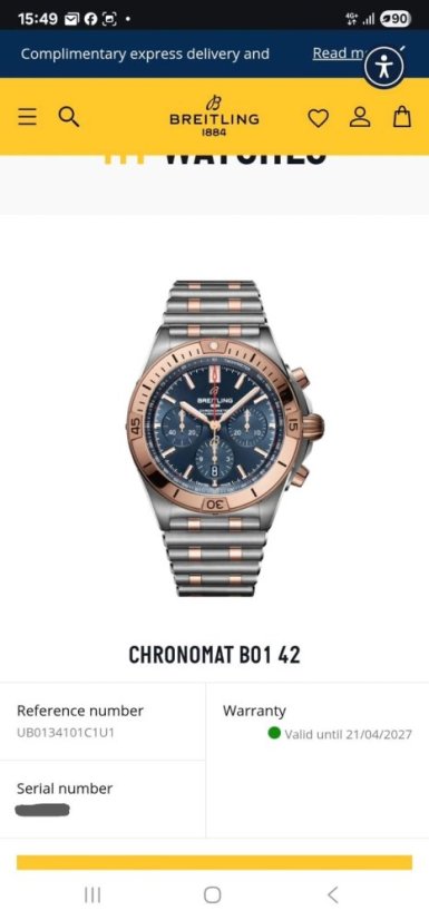 Breitling Chronomat B01 42