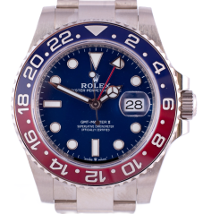 Rolex GMT Master II Pepsi Bílé Zlato
