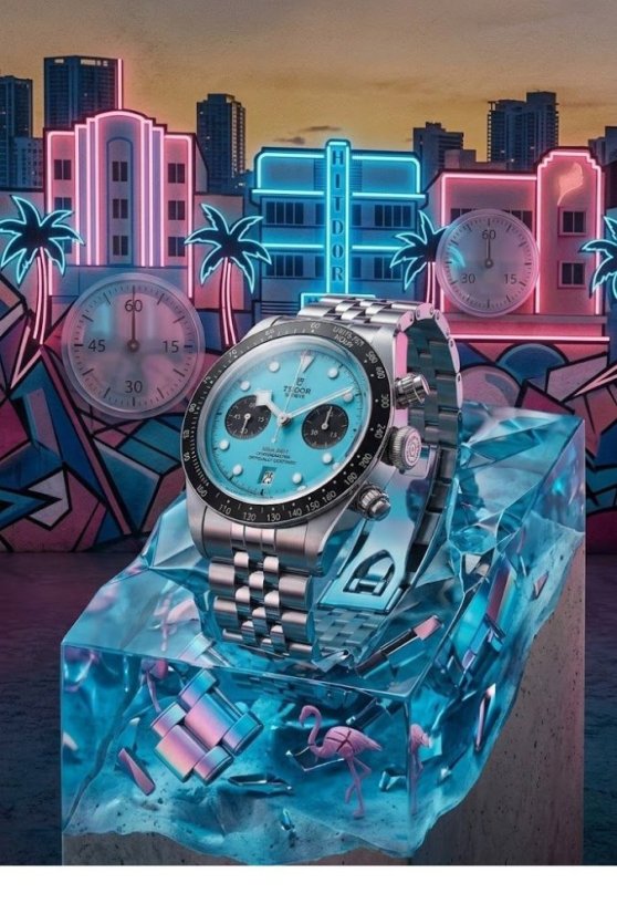 TUDOR Black Bay Chrono Flamingo Blue