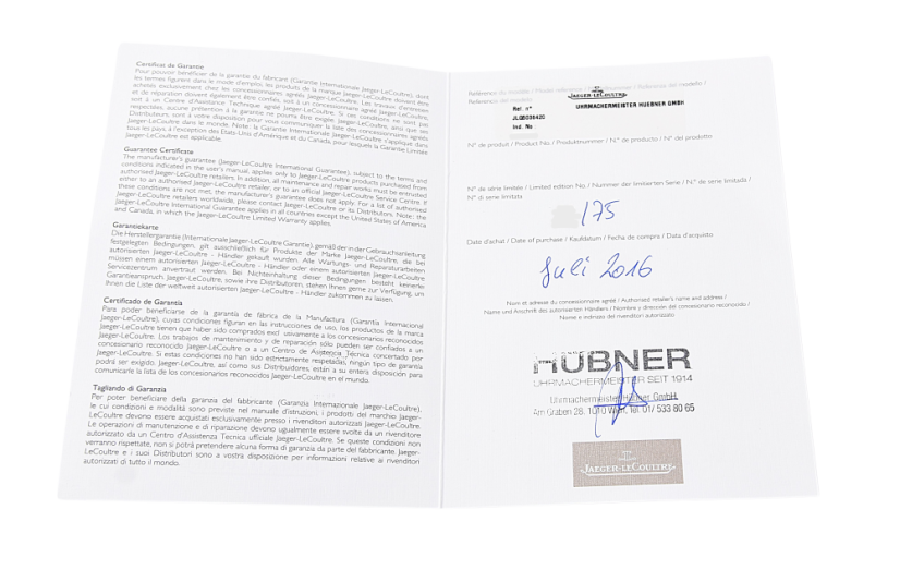 Jaeger-LeCoultre  Master Grande Tradition Gyrotourbillon 3 Jubilee