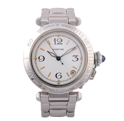 Cartier Pasha C Ocelový tah