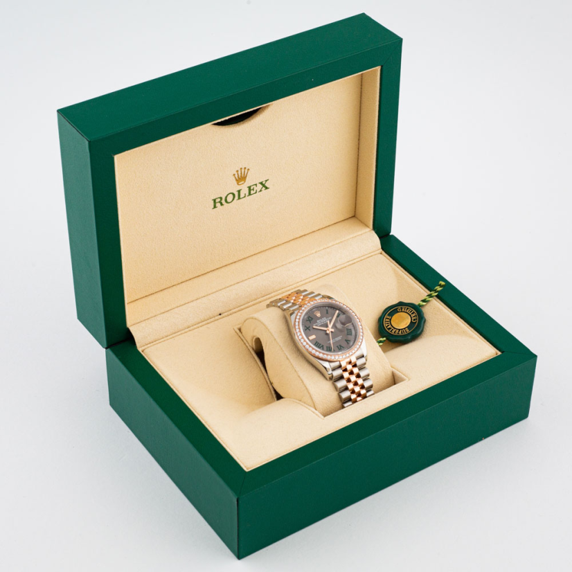 Rolex Datejust 36mm Wimbledon Factory Diamonds