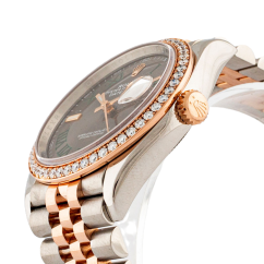 Rolex Datejust 36mm Wimbledon Factory Diamonds