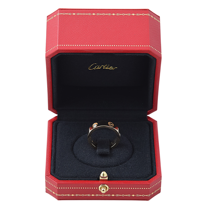 Prsten Cartier LOVE ze žlutého 18k zlata