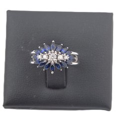 Prsten z bílého zlata 14Kt 5,80 g
