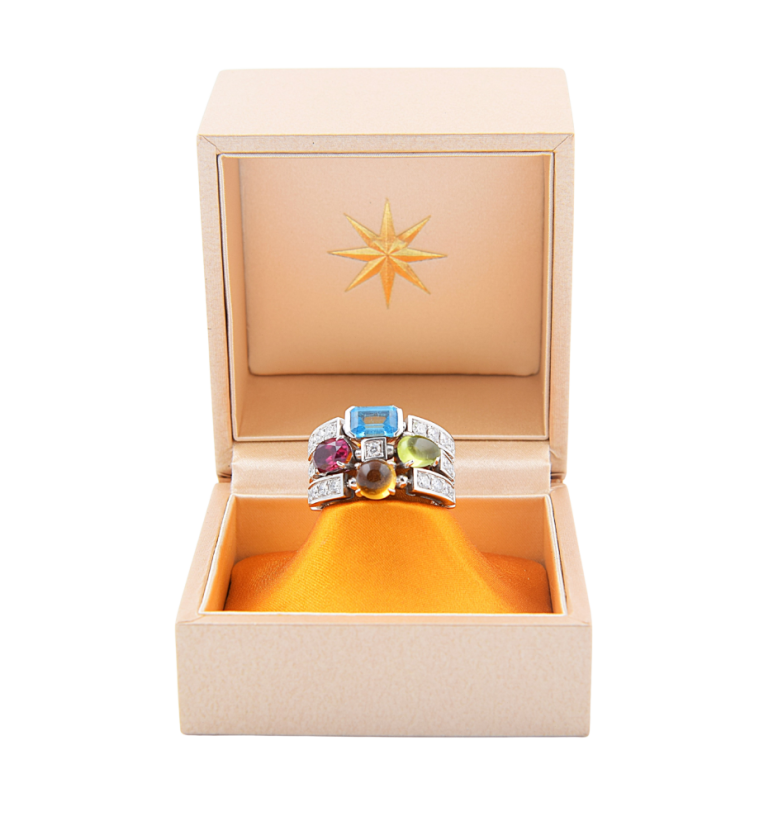 Prsten BVLGARI Allegra White Gold