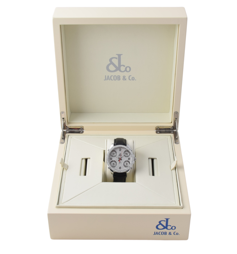Jacob & Co. Five Time Zone Diamonds Pave