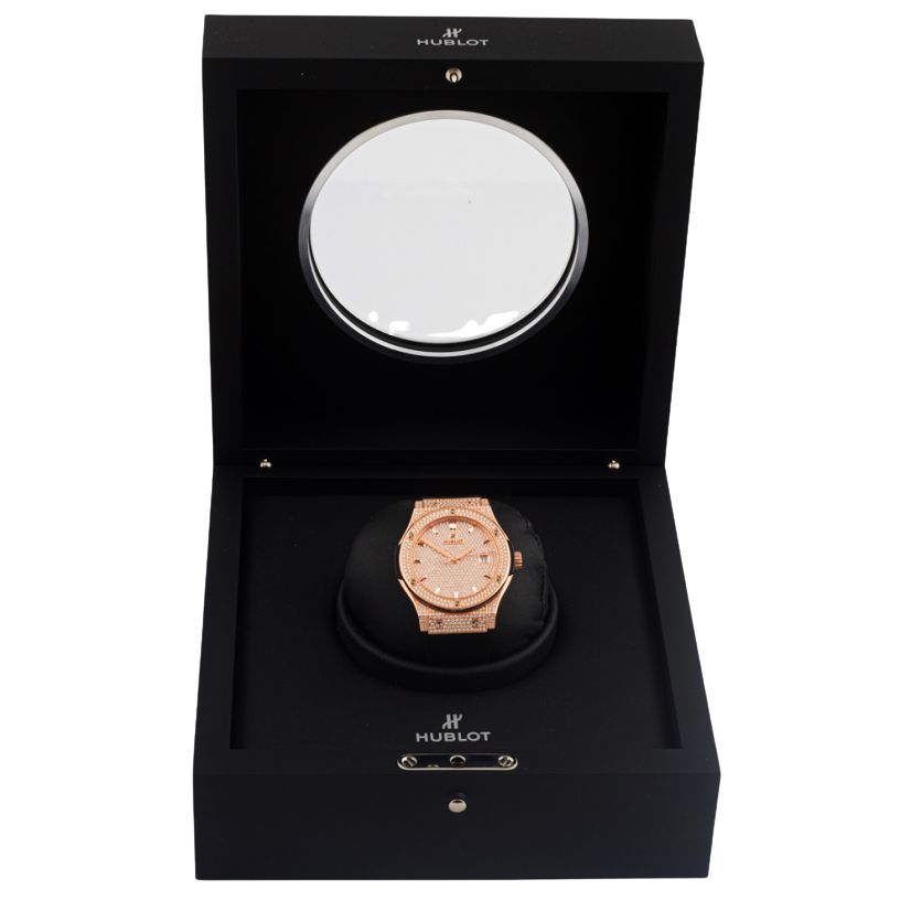 Hublot Classic Fusion Gold Pavé