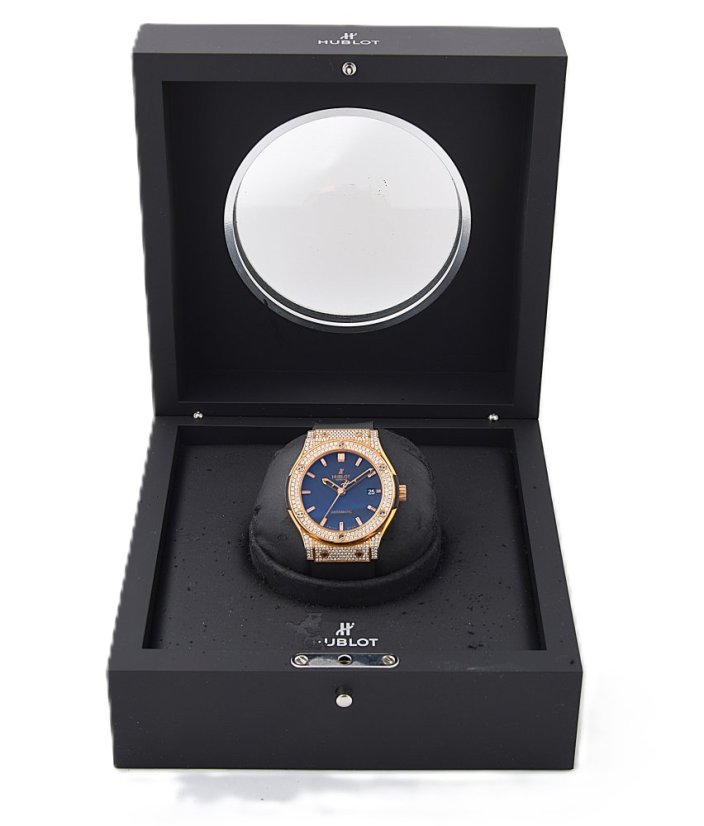 Hublot Classic Fusion King Gold Diamonds