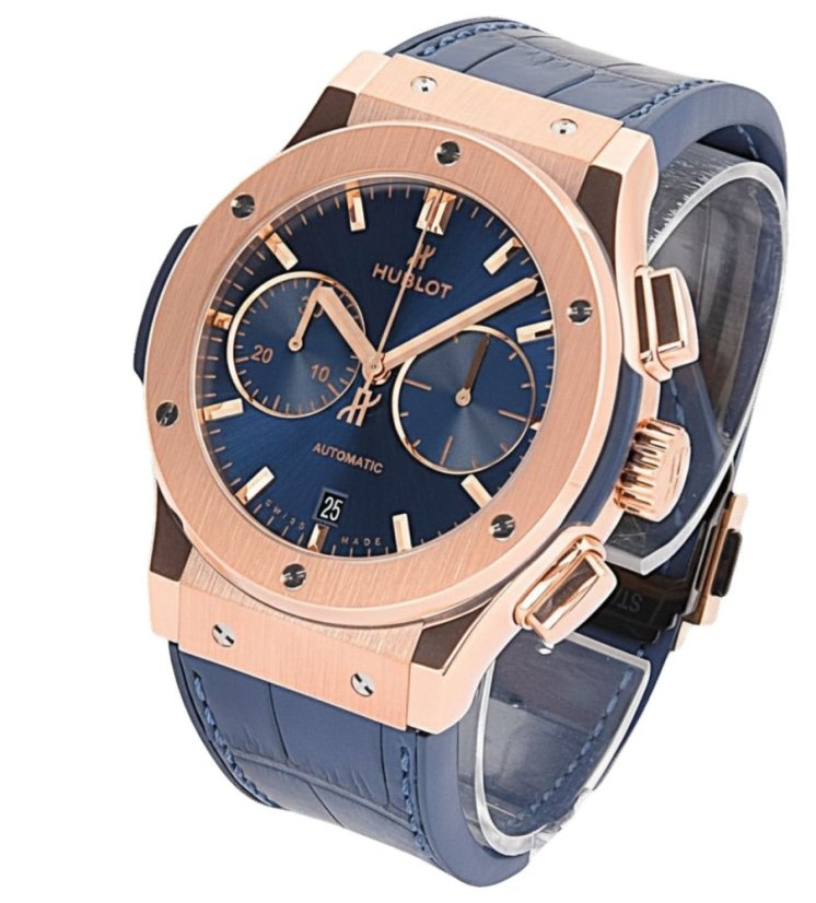 HUBLOT Classic Fusion Chronograph King Gold Blue