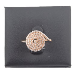 Prsten z růžového zlata 14Kt 2,37 g