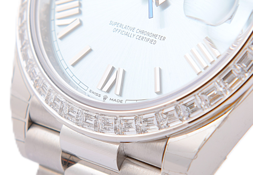 Rolex Day-Date 40mm Platina Diamonds