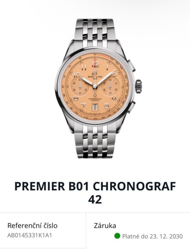Breitling Premier B01 Chronograph 42