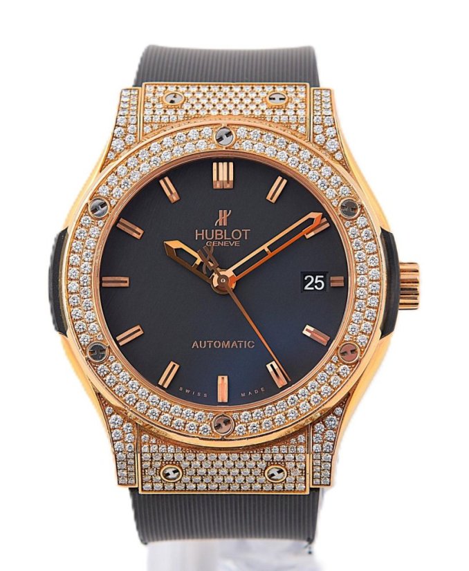 Hublot Classic Fusion King Gold Diamonds