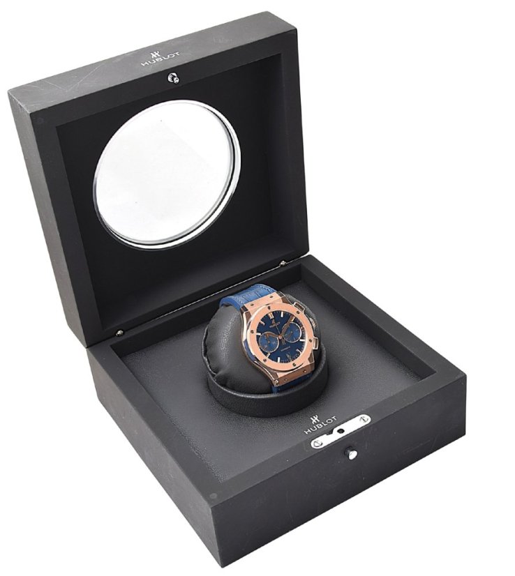 HUBLOT Classic Fusion Chronograph King Gold Blue