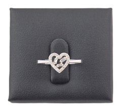 Prsten z bílého zlata 14Kt 1,98 g