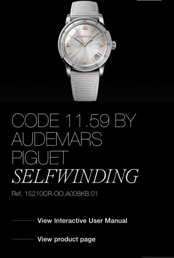 Audemars Piguet Code 11.59
