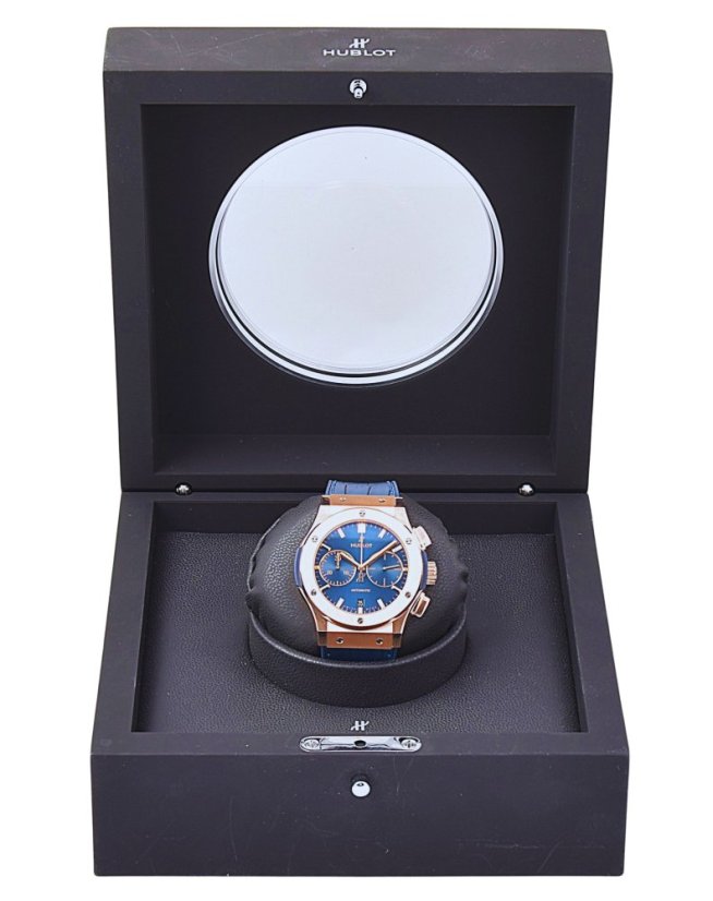HUBLOT Classic Fusion Chronograph King Gold Blue