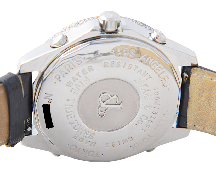 Jacob & Co. Five Time Zone Diamonds Pave