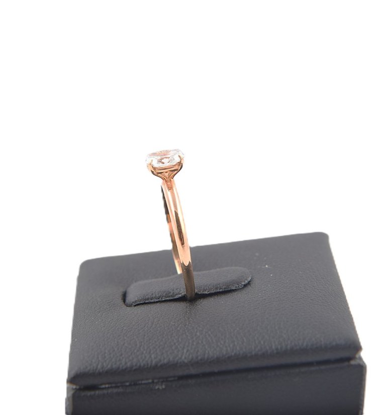 Prsten z růžového zlata 14Kt 1,56 g