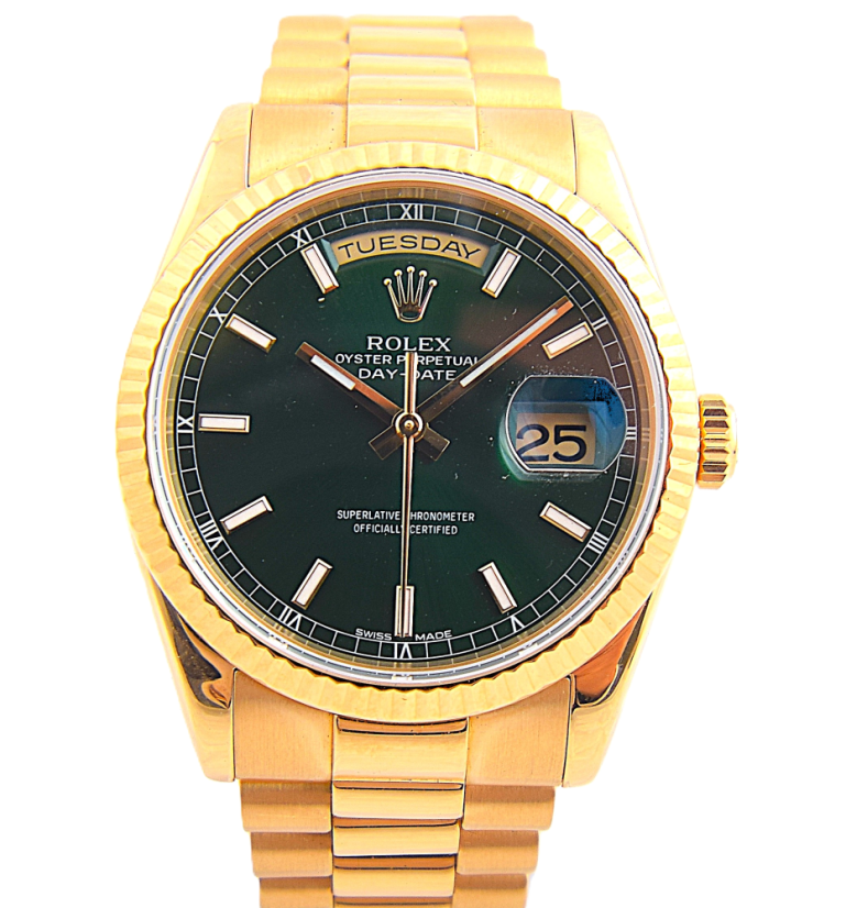 Rolex Day-Date 36mm Zelený ciferník