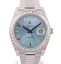 Rolex Day-Date 40mm Platina Diamonds