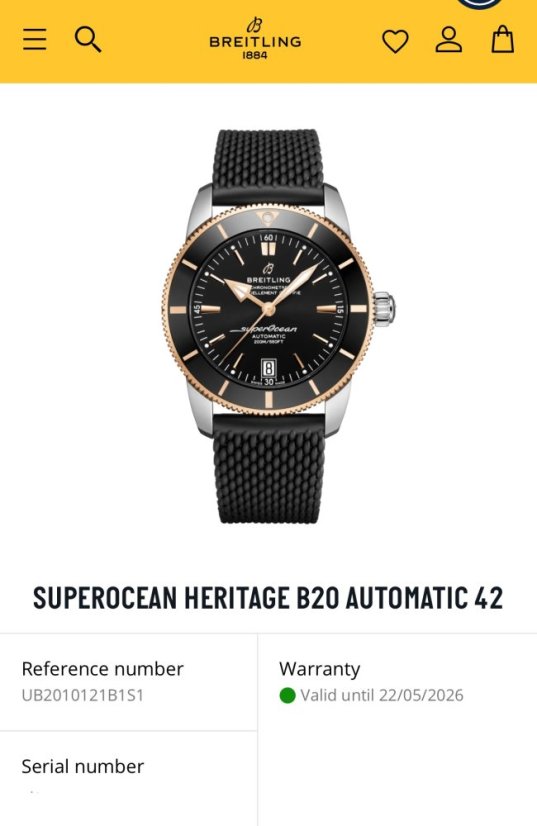 Breitling Superocean Heritage 42mm