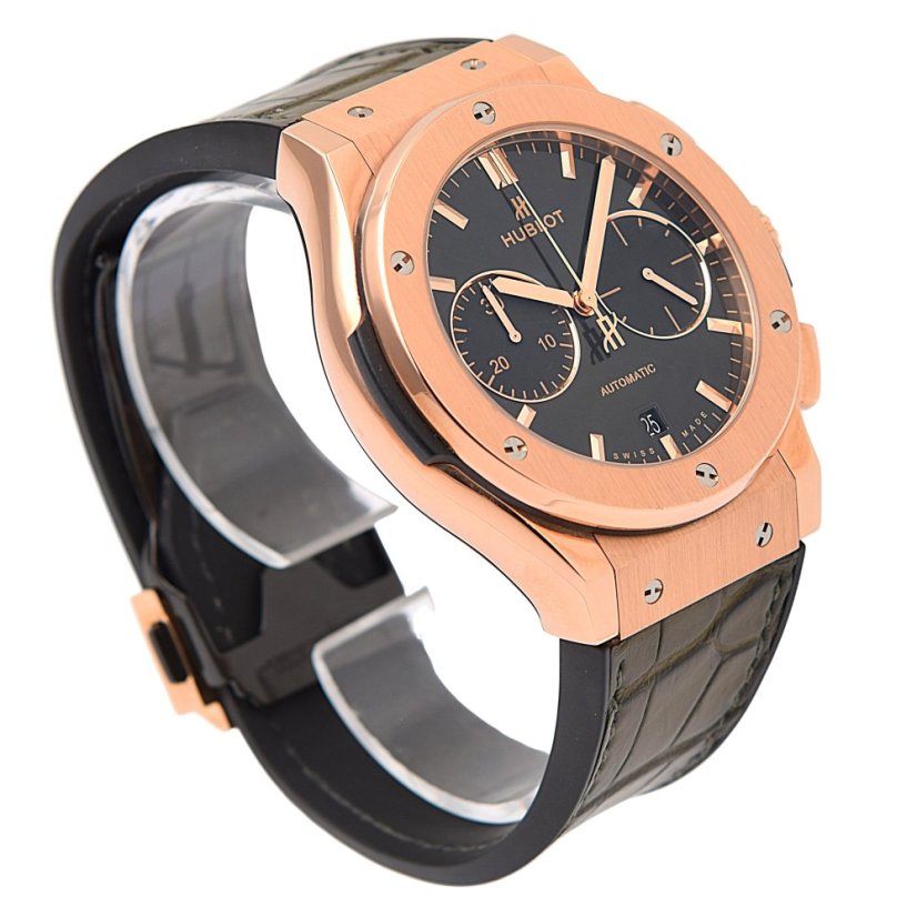 Hublot Classic Fusion Chronograph King Gold Green