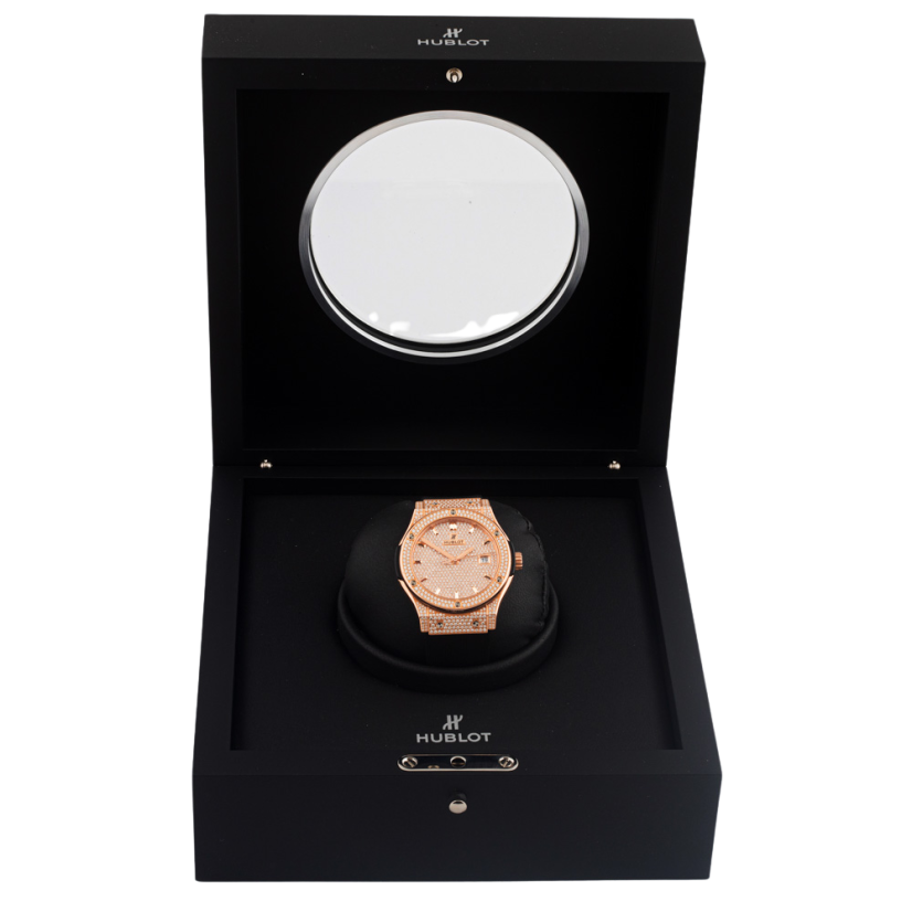 Hublot Classic Fusion Gold Pavé
