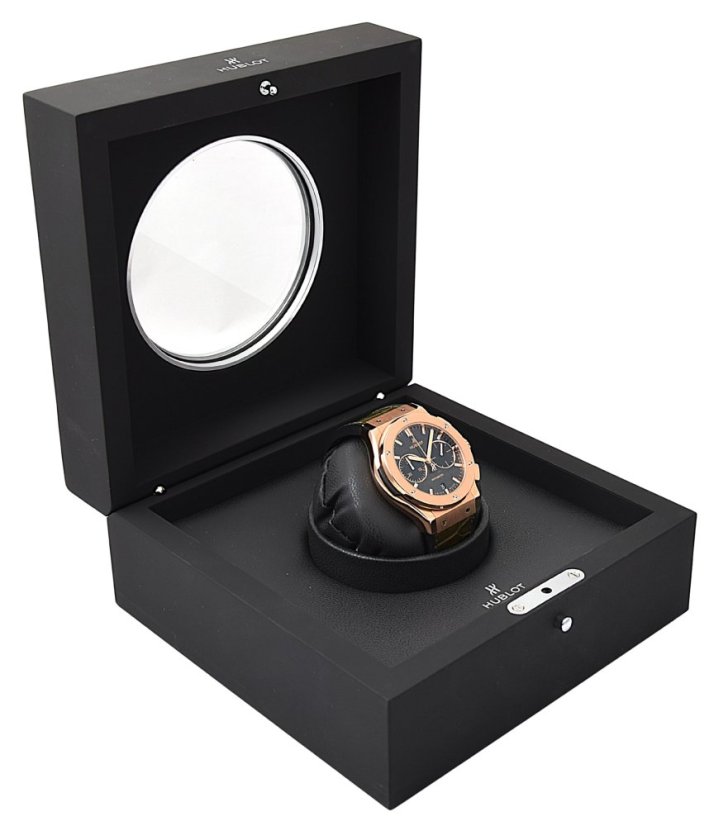 Hublot Classic Fusion Chronograph King Gold Green