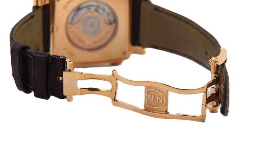 Ulysse Nardin Quadrato Dual Time Rose Gold