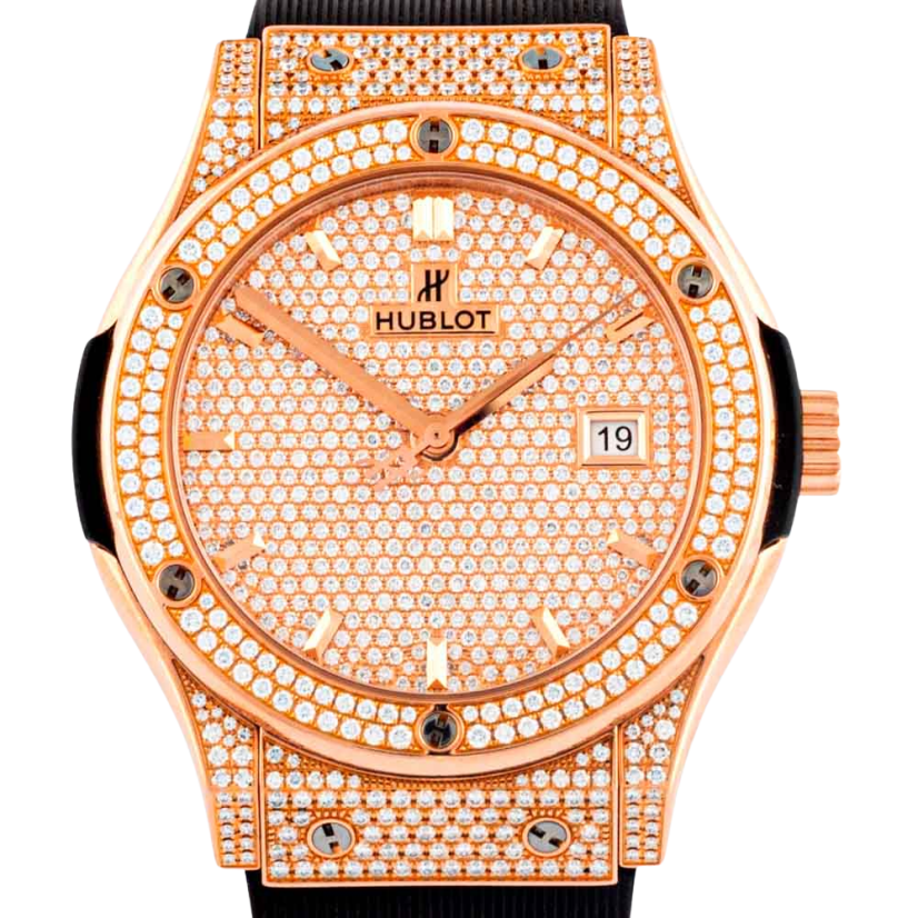 Hublot Classic Fusion Gold Pavé