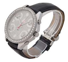 Jacob & Co. Five Time Zone Diamonds Pave