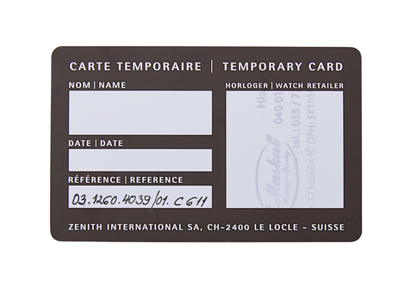 Zenith El Primero Chronomaster Open Heart