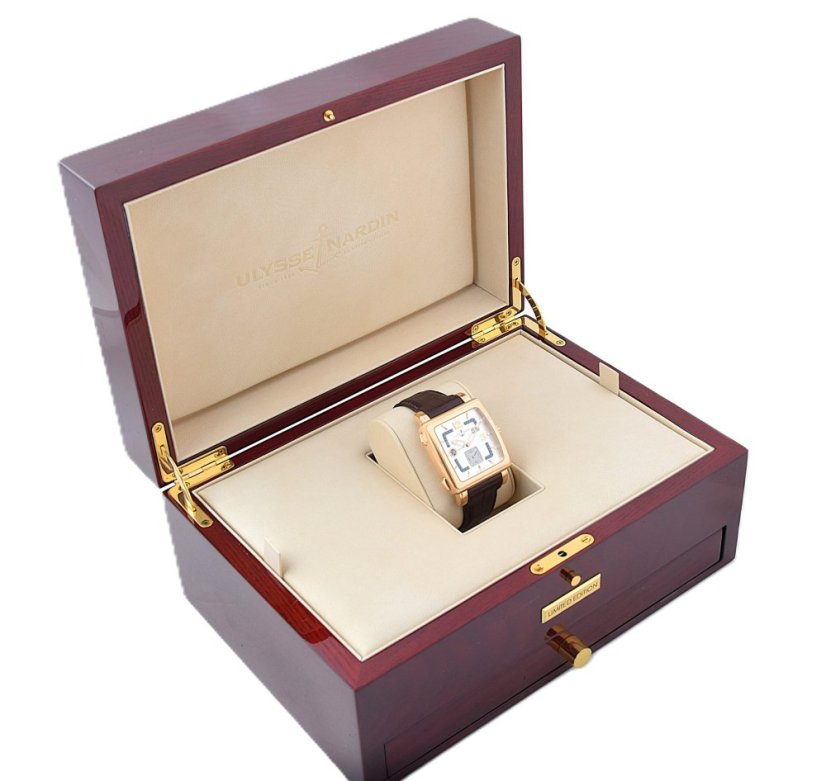 Ulysse Nardin Quadrato Dual Time Rose Gold
